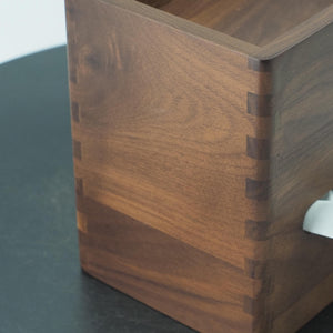 Handcrafted Solid Walnut Tissue Box | Luxury Wooden Tissue Holder for Home & Office