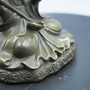 Pure Copper Tai Shang Lao Jun Statue: Taoist Home Altar Figurine