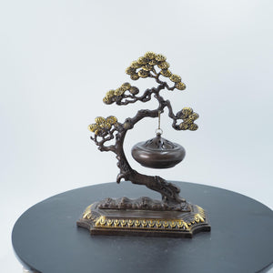 Pure Copper Hanging Incense Burner: Welcoming Pine Censer