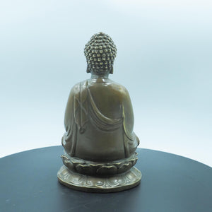 Brass Shakyamuni Buddha Statue: Zen Home Altar Decor
