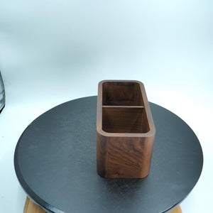 Håndlavet Valnød Skrivebordsorganisator, Minimalistisk Pennholder