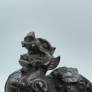 Solid Copper Pixiu Statue Pair: Feng Shui Wealth Guardians