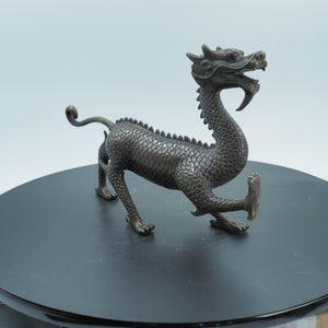 Messing-Set der Vier Göttlichen Tiere Chinas: Azurdrache, Weißer Tiger, Vermilionvogel, Schwarze Schildkröte