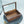 Handcrafted Black Walnut Wood Display Box, Glass Lid Organizer