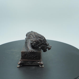Copper Water-Avoiding Auspicious Beast, Water-Absorbing Dragon King Statue, Kylin Craft Ornament