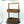 Two-Tier Walnut Wood Storage Rack, Handmade Black Walnut Organizer, Elegant Tabletop Display Shelf