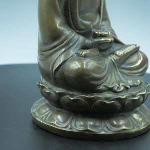 Brass Shakyamuni Buddha Statue: Zen Home Altar Decor