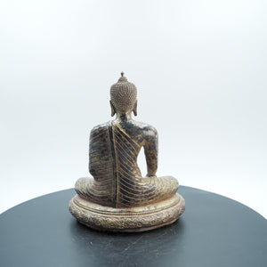 Gilded Brass Shakyamuni Buddha Statue, Traditional Tibetan Craftsmanship