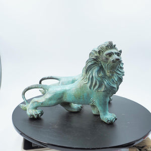 Pure Copper Majestic Lion Figurine, Inspired by Ancient Bronze Lion of Venice