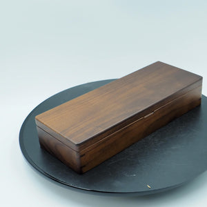 Handcrafted US Black Walnut Wooden Storage Box: Elegant Gift/Pencil Case