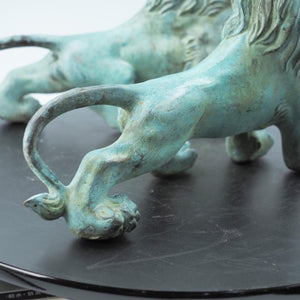Pure Copper Majestic Lion Figurine, Inspired by Ancient Bronze Lion of Venice