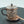 Handgehämmerte elegante Kunsttasse mit Deckel und Untertasse
