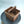 Handmade Walnut Wooden Storage Caddy with Handle, Solid Wood Organizer Box