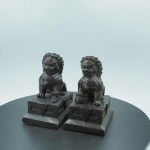 Brass Lion Statues: Antique Style Home & Office Decor