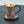 Hand-Hammered Copper Coffee Cup, Chasing Engraved Metal Mug, Braided Handle Artisanal Drinkware