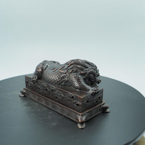 Copper Water-Avoiding Auspicious Beast, Water-Absorbing Dragon King Statue, Kylin Craft Ornament