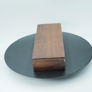 Handcrafted US Black Walnut Wooden Storage Box: Elegant Gift/Pencil Case