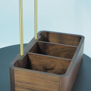Black Walnut Bracelet Box, Solid Wood Luxury ccc Tall Hook Hanging Design