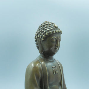 Brass Shakyamuni Buddha Statue: Zen Home Altar Decor