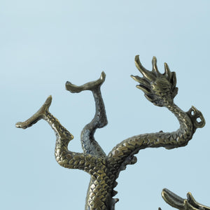 Messing-Fliegender-Drachen-Ornament: Traditionelle Chinesische Feng Shui Dekoration