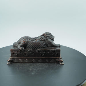 Copper Water-Avoiding Auspicious Beast, Water-Absorbing Dragon King Statue, Kylin Craft Ornament