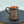 Handgehämmerte künstlerische Tasse mit Untertasse – Blumenmuster