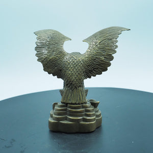 Solid Copper Large Eagle Figurine, Majestic Soaring Pose, Grand Ambitions Eagle Ornament