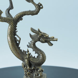 Messing-Fliegender-Drachen-Ornament: Traditionelle Chinesische Feng Shui Dekoration