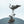 Pure Copper Dancing Crane Figurine, Mountain Cloud and Pine Theme, Finely Polished Craft