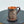 Handgehämmerte künstlerische Tasse mit Untertasse – Blumenmuster