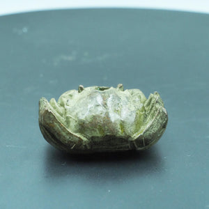 迷你創意復古青銅螃蟹雕像，手工小銅飾品，迷人動物裝飾