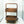 Handmade Two-Tier Walnut Wood Organizer, Solid Black Walnut Storage Rack, Modern Tabletop Display Shelf