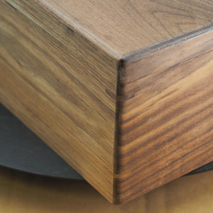 Handmade Black Walnut Keepsake Box: Minimalist Wood Storage