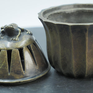 Vintage Frog Trinket Caddy, Small Multi-Purpose Craft Box