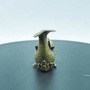 Copper Chiwen Ornament: Dragon Fish Roof Ridge Beast, Antique Decor