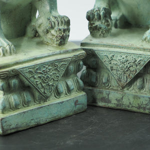Bronze Guardian Door Lions: Feng Shui Home Protection Statues