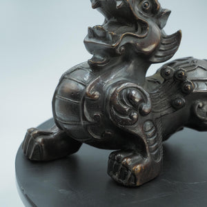 Solid Copper Pixiu Statue Pair: Feng Shui Wealth Guardians