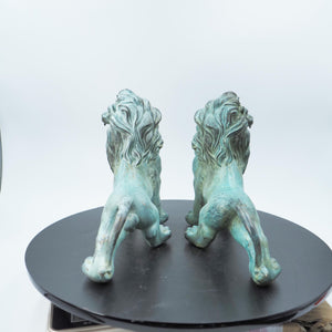 Pure Copper Majestic Lion Figurine, Inspired by Ancient Bronze Lion of Venice