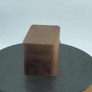 Black Walnut Bracelet Box, Elegant Storage for Bangles, Jewelry Organizer
