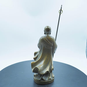 Reine Kupfer Ksitigarbha Bodhisattva Statue: Jiuhuashan Dizang Wang Figur