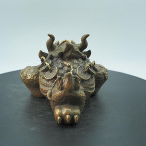 Brass Money Toad Statue: Feng Shui Wealth Charm, Home Decor