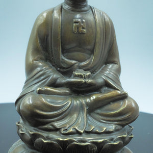 Brass Shakyamuni Buddha Statue: Zen Home Altar Decor