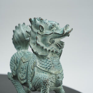 Bronze-Qilin-Statuen im Antik-Stil: Feng Shui Wohlstands-Wächter