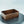 Handcrafted Black Walnut Wooden Box: Minimalist Desk Organizer
