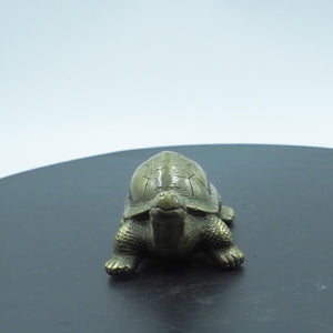 Pure Copper Tortoise Figurine, Classic Longevity Copper Ornament, Durable Brass Turtle Decoration