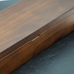 Handcrafted US Black Walnut Wooden Storage Box: Elegant Gift/Pencil Case