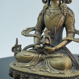 純銅藏傳佛教長壽佛像，菩薩佛母像，金剛薩埵銅像