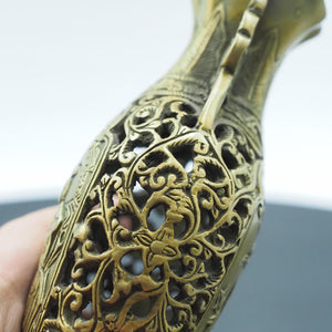 Pairs of Little Lady Miniature Vase Ornament, Exquisitely Crafted Hollow Mini Flower Vase