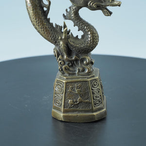 Messing-Fliegender-Drachen-Ornament: Traditionelle Chinesische Feng Shui Dekoration