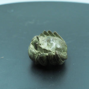 迷你創意復古青銅螃蟹雕像，手工小銅飾品，迷人動物裝飾